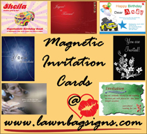 Magnetic Invitation Cards