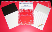 Magnet Calendar, Notepad and Blank Pages
