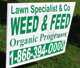 Green Yard Sign