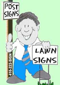 Corrugated Plastic Post Signs