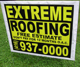 Roofing Lawn Sign