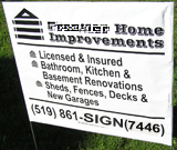Renovation & home improvement Lawn Sign