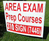 Real Estate Courses Lawn Sign