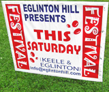 Festival Event Lawn Sign