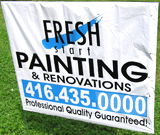 Painting & Renovations Lawn Sign