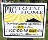 Roofing Lawn Sign