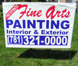Painting Lawn Sign