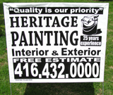 Painting Lawn Sign