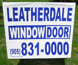 Windows & Doors Lawn Sign