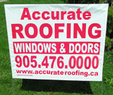 Roofing Lawn Sign