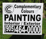 Painting Lawn Sign