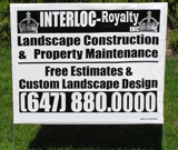 Interlock Lawn Sign