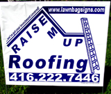 Roofing Lawn Sign