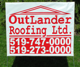 Roofing Lawn Sign