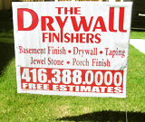 Drywall Lawn Sign