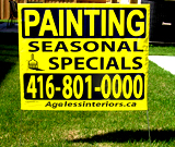 Painting Lawn Sign