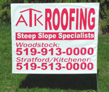 Roofing Lawn Sign