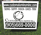 Siding Lawn Sign