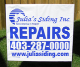 Repairs Yard Sign