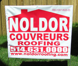 Roofing Bag Sign