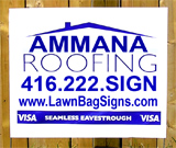 Roofing Lawn Sign