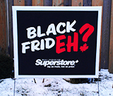 Black Friday Lawn Sign